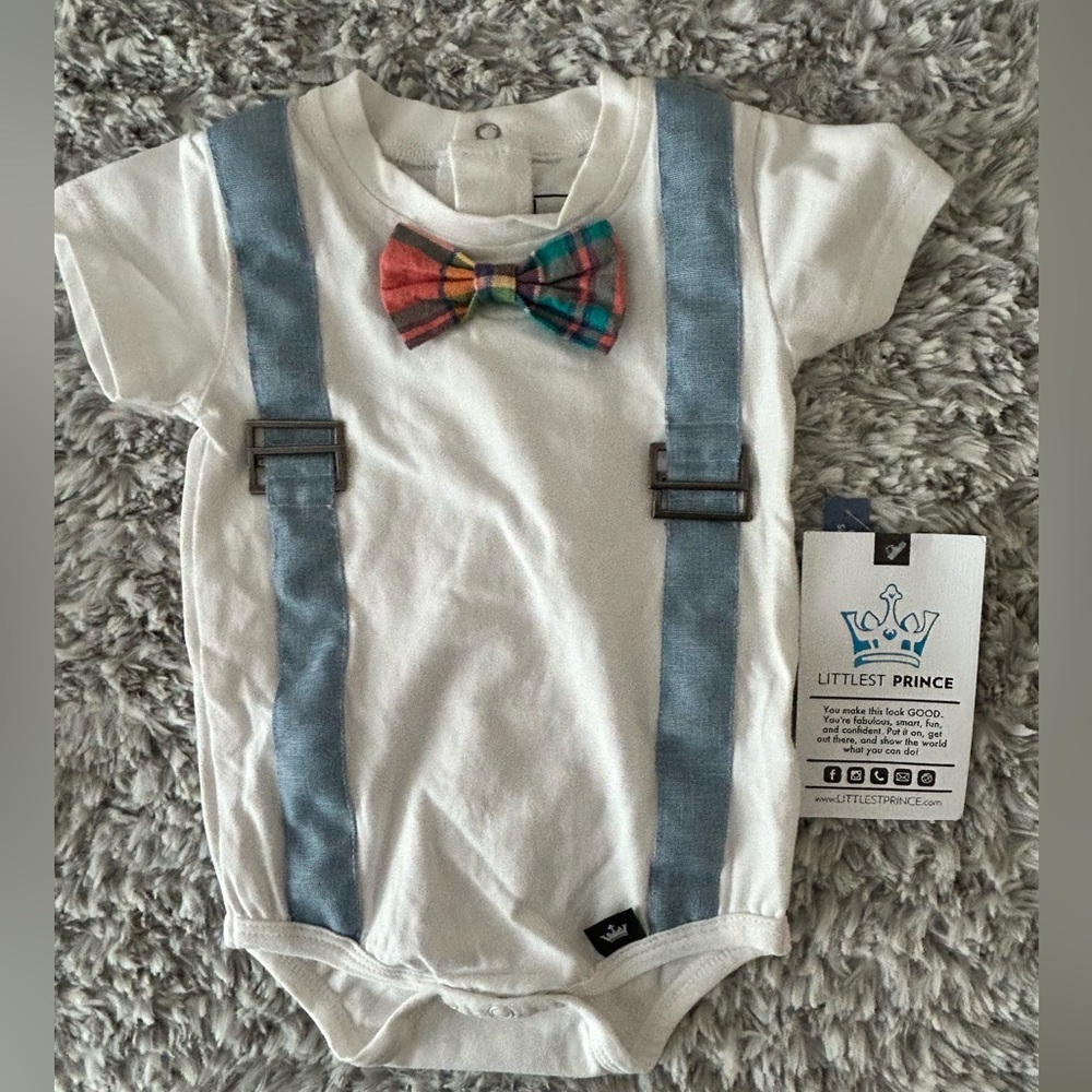 Littlest Prince baby boy clothing- 6 month. Never been worn!